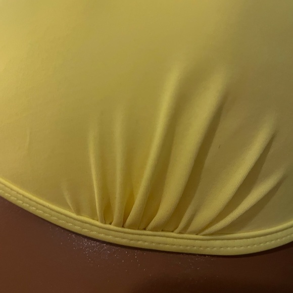 Neon yellow bikini with push-up padded top. NWT - Picture 5 of 10